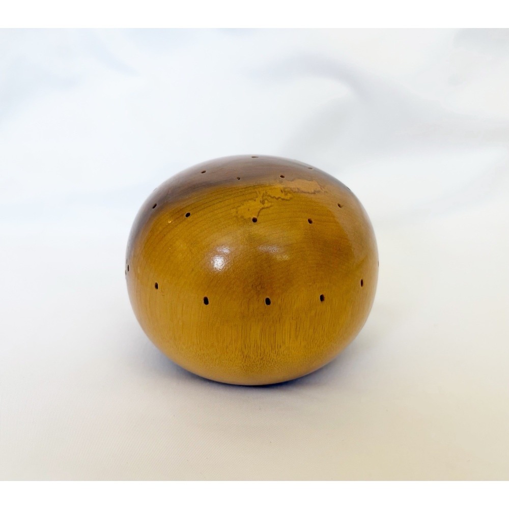 Vintage Myrtlewood Toothpick Holder Handmade in Washington Cheese Meat Olives